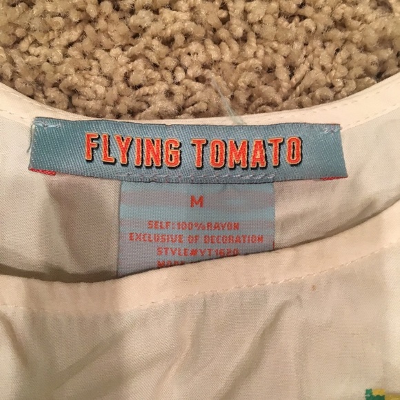 🏆 Flying tomato fringe flower top - Picture 3 of 5